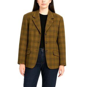 Vintage The Limited America Wool Plaid Blazer